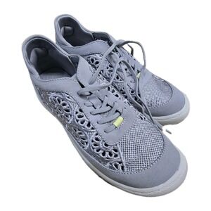 JBU Jambu NWOB Sunny Lace-Up Sneaker Light Gray Lace Womens 6M Memory Foam